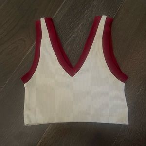 Zara V-neck Crop Top